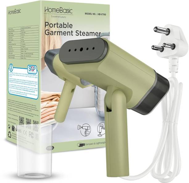 HOMEBASIC Handheld Garment Steamer for Clothes 1200W |Foldable 25s Rapid Heat-Up 1200 W Garment Steamer
