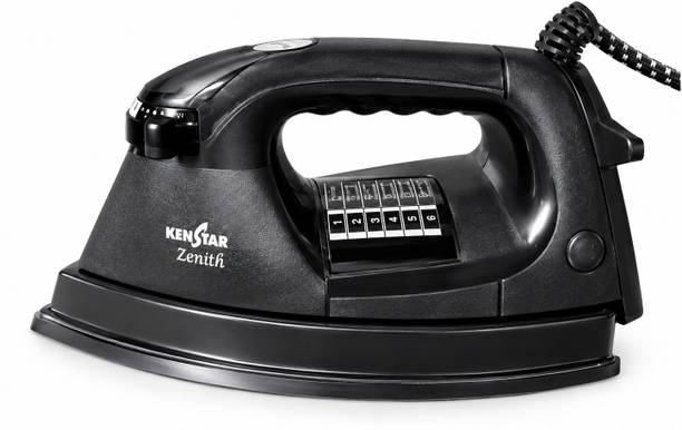 Kenstar Zenith 1000W Heavy Weight Dry Iron with Non-Stick Greblon Soleplate 1000 W Dry Iron