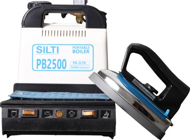 shilter Portable Steam Boiler Machine With Steam Iron Comes With 2L Water Boiler Tank 1600 W Steam Iron