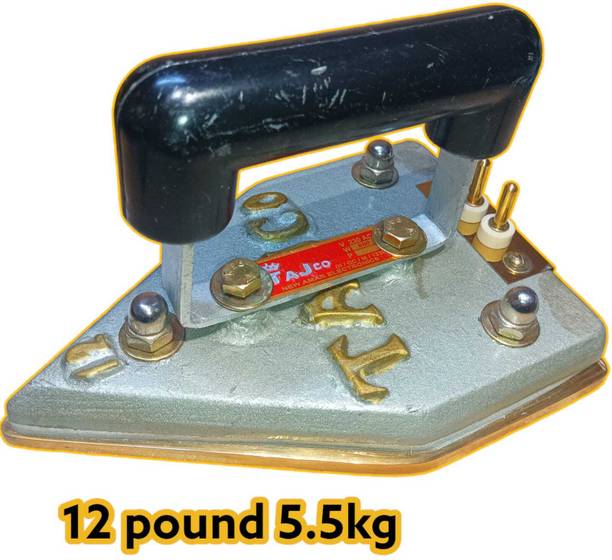 Tovito by Tajco manual Special 5.5 kg Brass laundry electric iron, Made in India,iron mat & pluck wire 800 W Dry Iron
