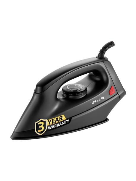 iBELL PASSION Iron Box,Non-Stick Soleplate, Shock-Proof Body,3 Year Warranty 1000 W Dry Iron