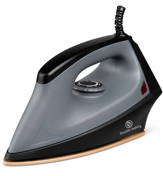Double Safety by Double Safety Kyoto Dry Iron Best Dry Electric Iron for clothes 1000 W Dry Iron