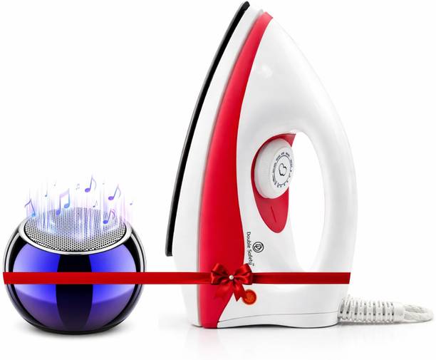 Double Safety by Double Safety Free Bluetooth speaker with Phuket Dry Iron 1000 W Dry Iron
