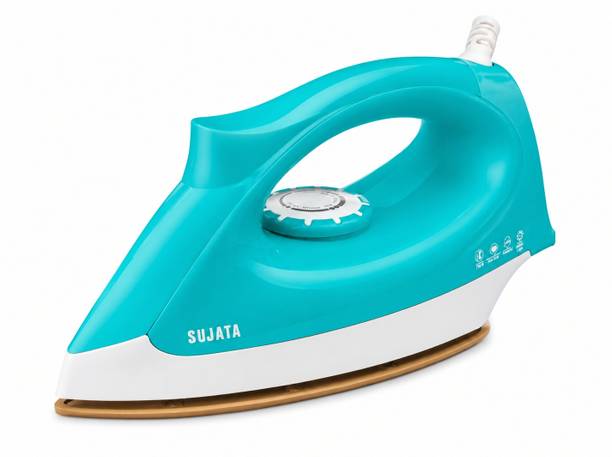 SUJATA Smooth Slide Plus Dry Iron, 1200 Watts, New Thicker Sole Plate, Ergonomic Design 1200 W Dry Iron