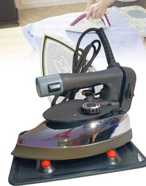 Royaltech by Jar 1800w ES300L Premium model high pressure steam iron box with teflon shoes 1800 W Steam Iron