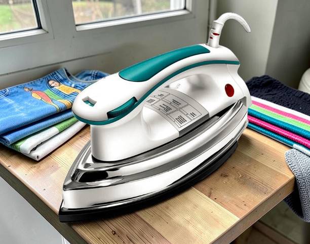 floreta Plancha 1000W Dry iron with Double coated Soleplate (1017) 1000 W Dry Iron