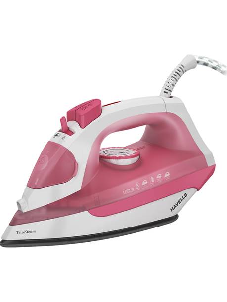 HAVELLS by Havells Tru-Steam Steam Iron with Self Cleaning Function|Vertical & Horizontal Ironing 1600 W Steam Iron