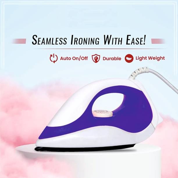 Webilla BMW Dry Iron Non-Stick Light Weight Iron 1000 W Dry Iron