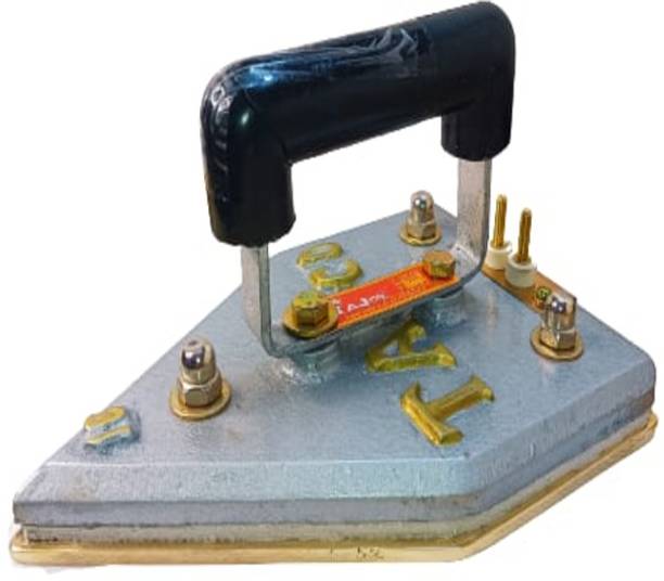 Tovito 14 pound(6 kg) Tajco, Tejco Electric Brass Plate Industrial Iron, model 2023 800 W Dry Iron
