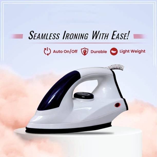 Webilla Duster Dry Iron Non-Stick Light Weight Iron 1000 W Dry Iron