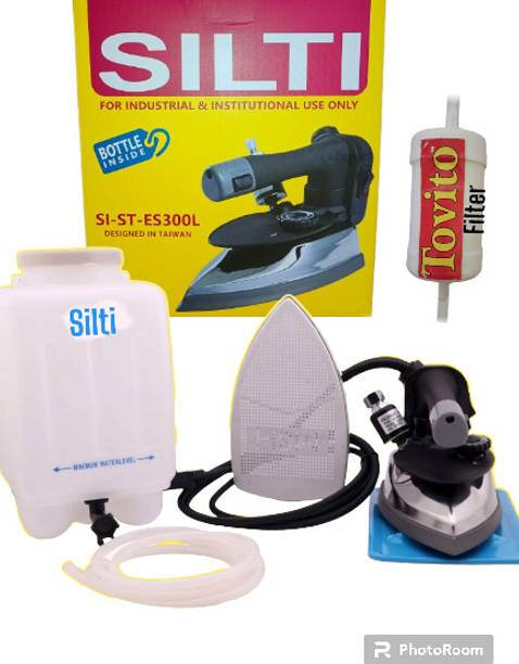 SILTI ES300L Premium high pressure steam iron box with teflon shoes and 4 ltr tank 1600 W Steam Iron