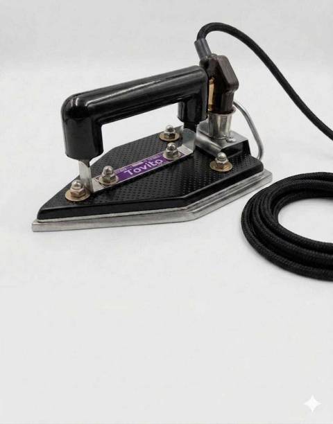 Tovito 3kg heavyweight iron manual electric laundry iron box with pluck,wire 750 W Dry Iron