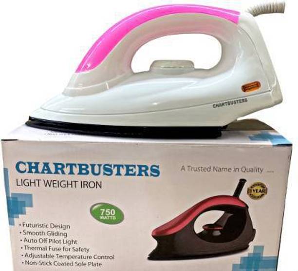Chartbusters Non-stick Compact Superior Quality light weight - PD-024 750 W Dry Iron