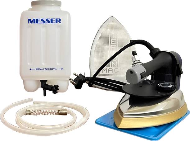 MESSER STEAM IRON BOX MS:300LG WITH FREE TEFLONE SHOE GRAVITY 1800 W Steam Iron