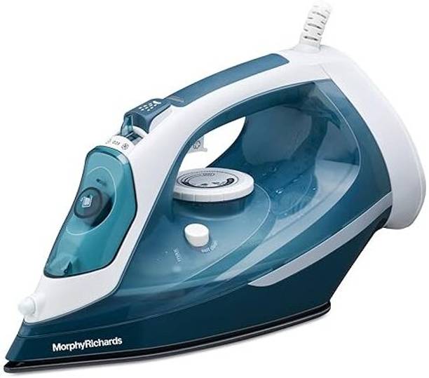 Morphy Richards by BAJAJ ELECTRICALS LIMITED TURBO STEAM 500078 2200 W Steam Iron (SAGE GREEN & WHITE COLOUR)