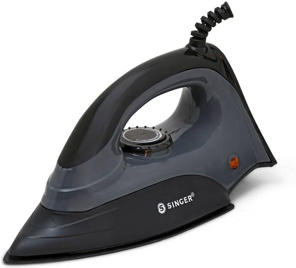 SINGER Auro Dry Iron | Bigger Sole Plate for Faster Ironing 1000 W Dry Iron