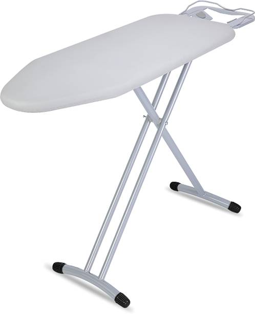 STANSY STANSY Foldable Ironing Board Heavy Duty Metal Stand 123x30x83cm Glossy Grey Ironing Board