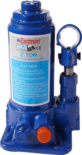 EASTMAN Hydraulic Bottle Jacks Alloy Steel, Heavy Duty Capacity 3 Ton, Jack Post