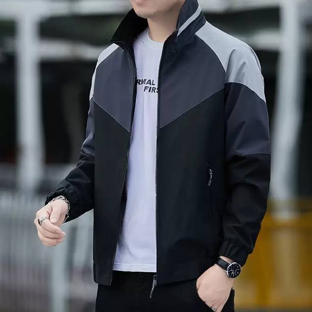 AGARSHGARMENTS Full Sleeve Colorblock Men Jacket