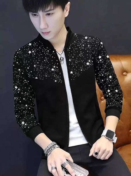 Men Embellished Casual Jacket