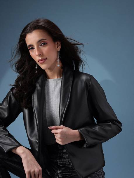 bebe Full Sleeve Solid Women Jacket