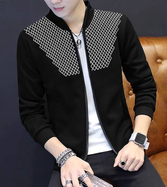 Men Printed Casual Jacket