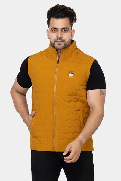 Men Solid Casual Jacket