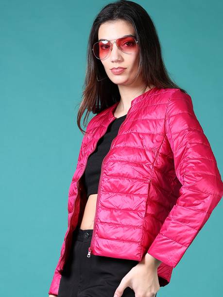 V-MART Women Solid Quilted Jacket