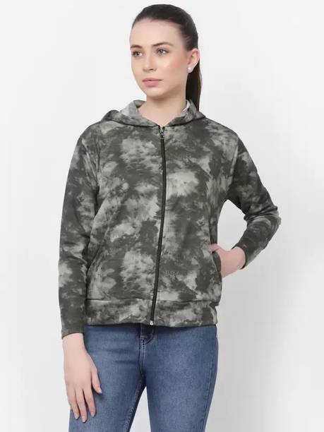 UZARUS Women Dyed/Ombre Casual Jacket