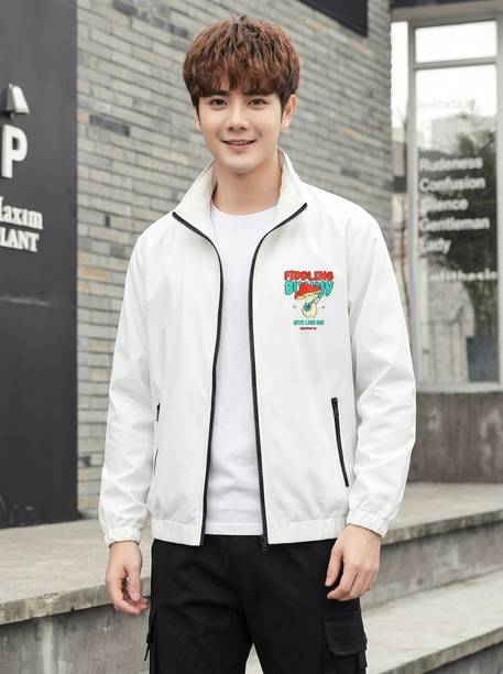 Full Sleeve Printed Men Casual Jacket
