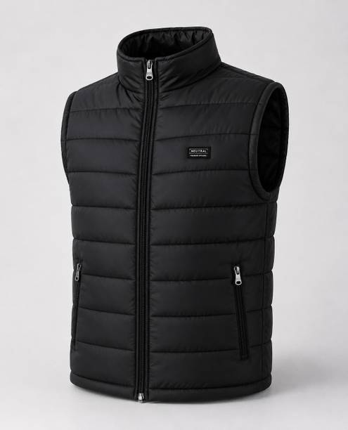Men Applique Puffer Jacket