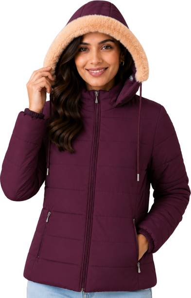 Women Solid Padded Jacket