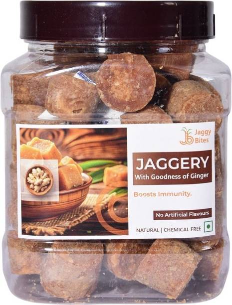 Jaggybites Jaggery cubes with goodness of Ginger Cubes Jaggery
