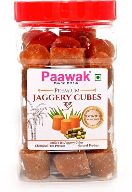 Paawak Jaggery Cubes (500gm) Cubes Jaggery