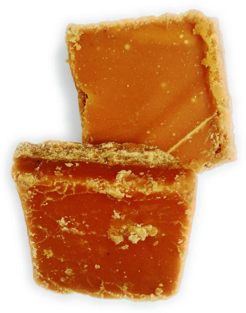 Platone Pure Natural Jaggery - 400 Gm/ Gur / Gud / Organic Jaggery Cubes / Organic Gur Block Jaggery