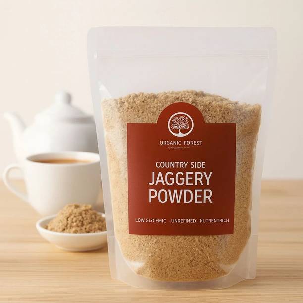 organic forest Natural Jaggery Gur Powder , Premium quality Raw Sugarcane Powder Powder Jaggery
