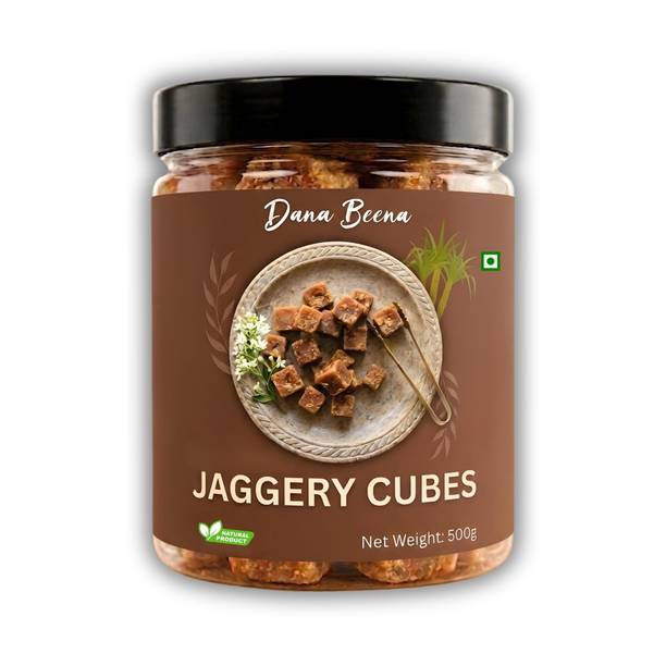 Dana Beena Jaggery Cubes | Pure Desi Gud | Chemical Free | Rich in Iron |Sugar Alternative Cubes Jaggery