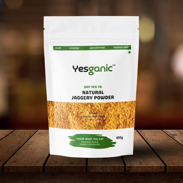 येसगैनिक Natural Jaggery Powder Pure, Hygienic,Lab-Tested & Chemical-Free गुड़
