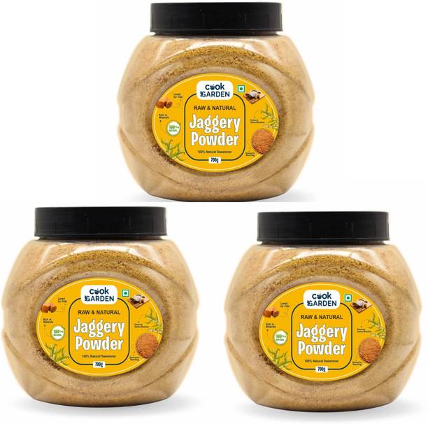 कूकगरडेन 100% नैचुरल ट्रेडिशनल मेड मेथड शुगरकेन (नो एडेड शुगर) पाउडर गुड़