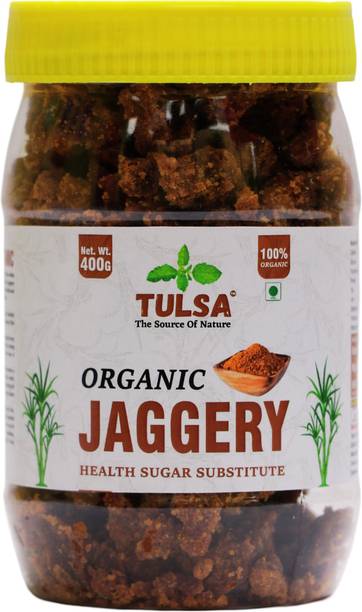 Tulsa Organic Jaggery Powder And Cubes Powder + Block Jaggery