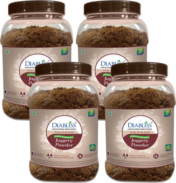 DiaBliss Low Glycemic Index GI Jaggery - Pack of 4 Powder Jaggery