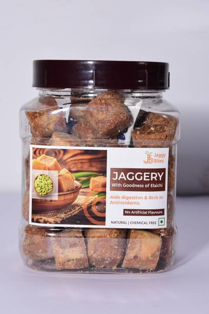 Jaggybites Jaggery cubes with goodness of Elaichi Cubes Jaggery