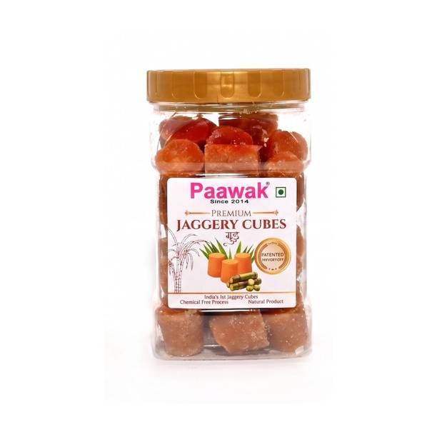 Paawak Jaggery Cubes (500gm) Cubes Jaggery