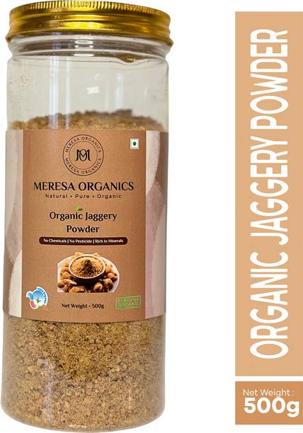 Meresa Organics Organic, Unrefined & Unadulterated Sweetener, Gur / Powder Jaggery
