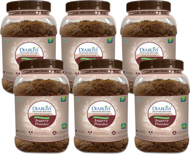 DiaBliss Low Glycemic Index GI Jaggery - Pack of 6 Powder Jaggery