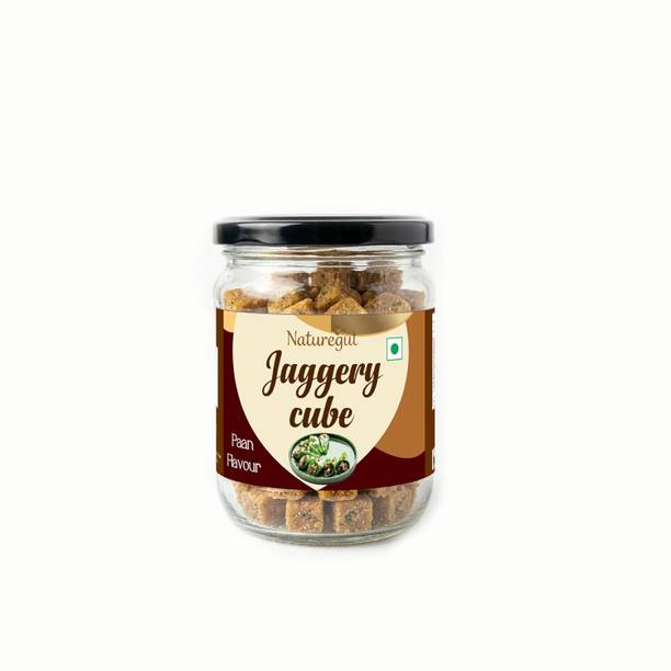 NatureGut Paan Flavoured Jaggery Cubes – 100% Natural Gud Bites Cubes Jaggery
