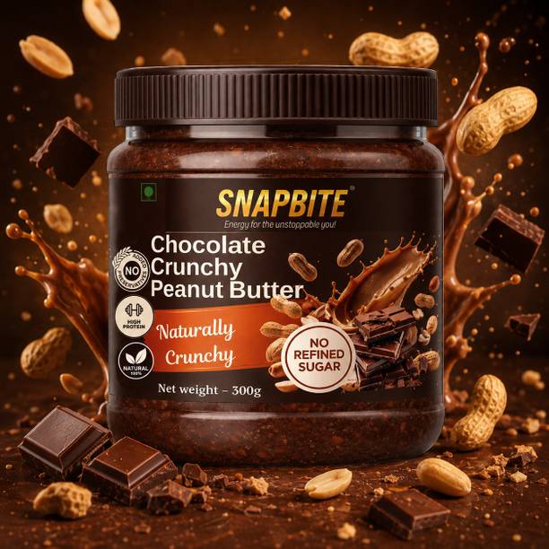 Snapbite Chocolate Crunchy Peanut Butter | High Protein | No Refined Sugar