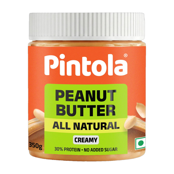Pintola All Natural Peanut Butter (Creamy) , Unsweetened, Non-GMO, Gluten Free