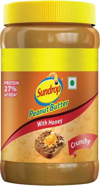 सनड्रॉप Peanut Butter with Honey - Crunchy - 900g 900 g