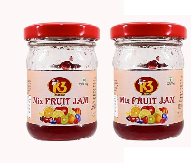 K3 Masala Mix Fruit Jam(100gm X 2) (Pack of 2) 100 g